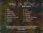 Kicking Up The Dust - CD - $25.00 (back cover)