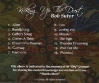 Bob Sutor - Kicking up the Dust - back cover