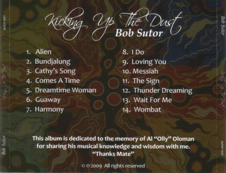 Kicking Up The Dust - CD - $25.00 (back cover)