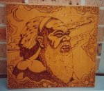 Wood Etching  - Original by Bob Sutor