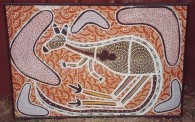 Aboriginal Family Eat Roo